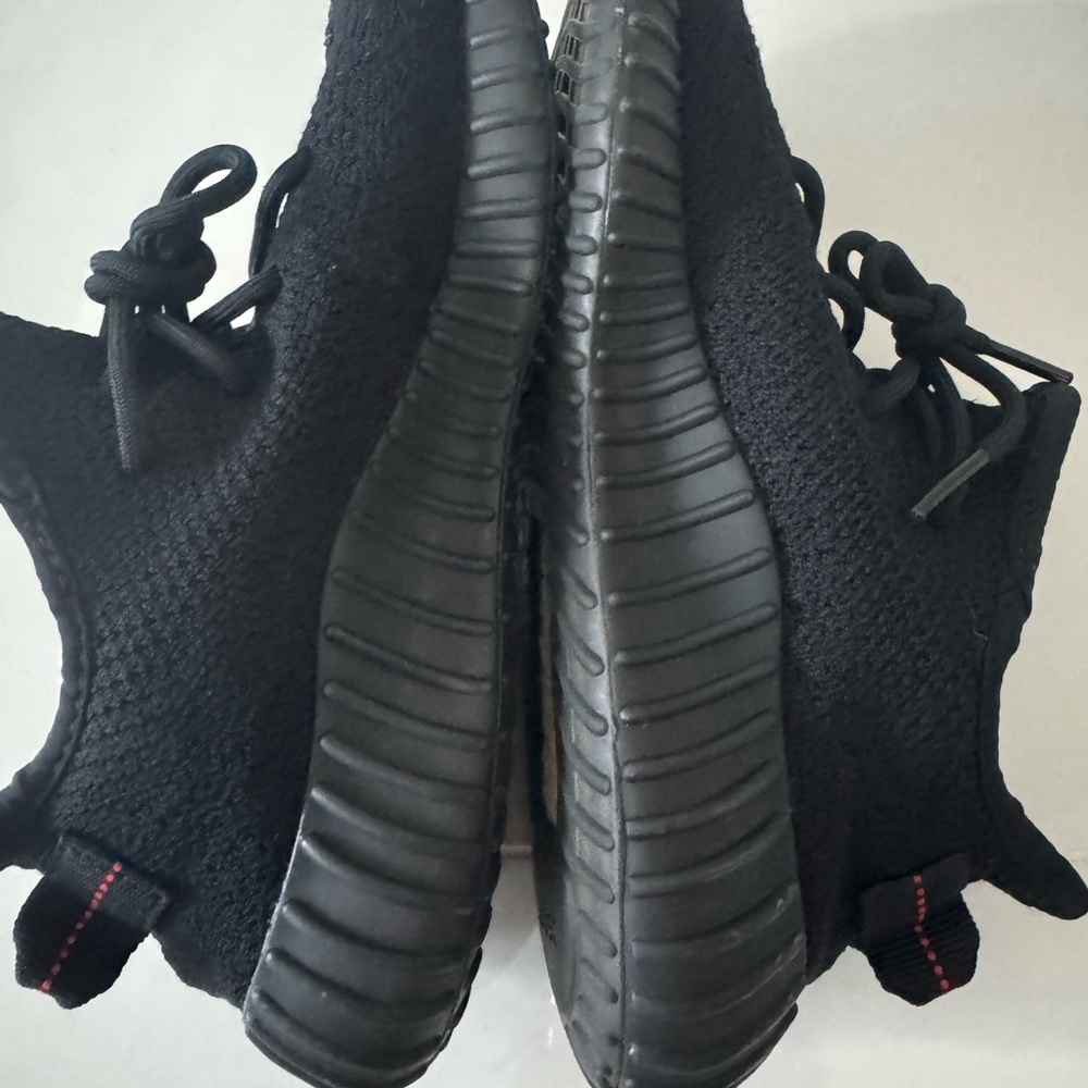 Adidas Yeezy Boost 350 V2 “Bred” Black Red SPLY-350 Sneakers – Size 7.5 - Picture 6 of 10